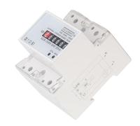 YUEHISY Wattmètre monophasé, Compteur KWh sur Rail DIN 4P, Affichage Numérique 5+1, Moniteur de Consommation d'électricité pour Panneau Industriel Domestique, Sortie d'impulsion 10-40A 40A,