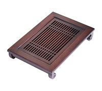 YUEKOPOU Plateau à thé, Plateau à thé en Bois, Water Storage Set Drawer Household Tea Board Chinese Tea Storage Tray