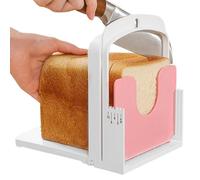 Yuemeuy Guide Pour Coupe Pain | Planche Repliable Trancheuse à Pain - Outils Découpe Toast et Ustensiles Cuisine pour Bagels Gâteaux Sandwich