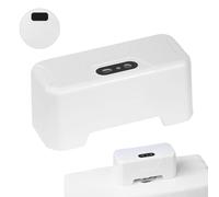 Yuemeuy Kit de chasse d'eau sans contact - Kit de chasse d'eau sans contact avec capteur infrarouge,Chasse automatique rechargeable par USB avec batterie de 1800 mAh pour toilettes à usage