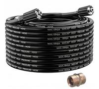 YUET 10M Tuyau de Rechange Tuyau d'extension pour Nettoyeur Haute Pression, 2000 PSI,M22 Flexible Fileté Connecteur pour Karcher M22-14mm Connexion Twist Femelle Kärcher K2, K3, K4, K5, K7