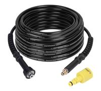 YUET 15M Tuyau de Rechange Click M22-14mm pour Kärcher K2 | Tuyau pour Nettoyeur Haute Pression avec Adaptateur Raccord Rapide pour Karcher K2, K3, K4, K5, K6, K7,