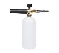 YUET Canon à Mousse 1L Réglable Buse pour Nilfisk Alto/KEW/Kränzle/WAP | Distributeur de Savon pour Nettoyeur Haute Pression, Lance de Mousse à Neige pour Voiture, Pistolet à Mousse
