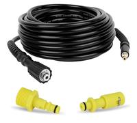 YUET Tuyau de nettoyeur haute pression 10 m avec adaptateur à joint torique et convertisseur M22 (14 mm) à connecteur rapide pour Kärcher tous modèles K2 (nouveaux et anciens), K3, K4, K5, K7, tuyau