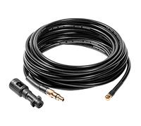YUET Tuyau Déboucheur de Canalisations 15M/50FT pour Nettoyeur Haute Pression Karcher K2 K3 K4 K5 K7 et Lavor, 3200 psi 220 Bar, Sonde de Débouchage Flexible Tuyau de Vidange avec Adaptateur