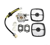 YUETTYY Kits de pièces de rechange de carburateur pour tronçonneuses Echo SRM-2100 SRM-1501 SRM-3800 SRM-3100 SRM-2100SB SRM-2305 SRM-3000 SRM-2110, comprend carburateur, tuyau de carburant, joints