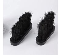 YUETTYY Lot de 2 brosses de rechange oblongues pour cheminée, cheminée, bois, poêle à bois