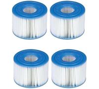 YUETTYY Lot de 4 cartouches de filtre de rechange 1/2/4/6 pour piscine Intex S1 29011E, système de filtration de l'eau, recommandé pour le nettoyage et le remplacement hebdomadaires