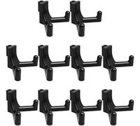 YUETTYY Lot de 5/10 crochets à outils robustes, robustes et fiables en plastique pour modèles d'abri de jardin à vie pour revêtement vertical (10 pièces)