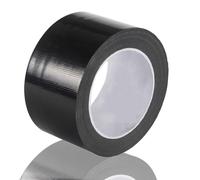 Yuexitech Duct Tape 50mm x 20m, Ruban Adhésif En Tissu, Forte Adhérence Sans Résidu, Imperméable Résistant à la Chaleur, Bricolage Réparation Maison Auto Extérieur, Noir