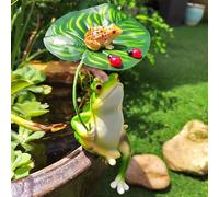 yufana Grenouille Decoration Jardin, Figurine Grenouille, DéCoration Jardin Exterieur, Decoration Jardin, Statue De Jardin, Adapté Aux Petites Statues De Grenouille dans Les Jardin, Fontaine, éTang