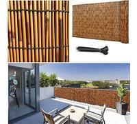 Yufenj Brise-Vue en Roseau, Rouleaux de clôture en Bambou, Panneaux de Protection de la Vie privée pour Patio, clôture pour Plantes de Piscine, pour Cour, Jardin, 2-5,7 Pieds de Haut