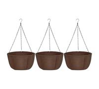 YUGSHNKFC 3 pièces Pots de Fleurs Suspendus Multi-usages de pour la Maison et Le Jardin Idéal pour Le Balcon Utilisation du Jardin Accessoires de Plantation Panier Suspendu de Balcon