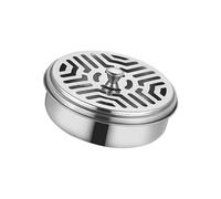 YUGSHNKFC Boîtier de Bobine de moustiques Compact, Porte-bâton d ' encens, brûleur d ' encens Coupe-Vent, Plateau de de Spirales de moustiques