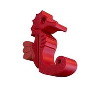 YUGSHNKFC Crochet de salle de bain créatif Sea Horse sans installation de perçage Crochet de salle de bain étanche parfait pour les surfaces en verre de 8 mm Acide polylactique