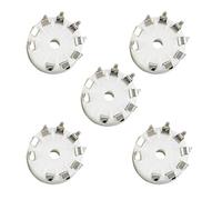 YUGSHNKFC Douilles De Tube PCB en Céramique 9 Broches B9A 5 Pièces pour 12AX7 12AT7 12AU7 ECC83 ECC82 E88CC Douilles Haute Performance