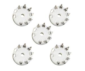 YUGSHNKFC Douilles De Tube PCB en Céramique 9 Broches B9A 5 Pièces pour 12AX7 12AT7 12AU7 ECC83 ECC82 E88CC Douilles Haute Performance