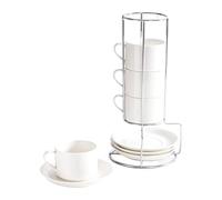 YUGSHNKFC Ensemble Tasse et Plat en céramique Verte, 8OZ, Substance Non mortelle, Seize Cents Boissons Chaudes et Froides, idéal pour Un Usage Quotidien, Verres Flexibles
