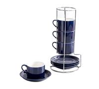 YUGSHNKFC Ensemble Tasse et Plat en céramique Verte, 8OZ, Substance Non mortelle, Seize Cents Boissons Chaudes et Froides, idéal pour Un Usage Quotidien, Verres Flexibles