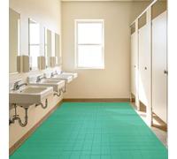 YUHUILI Tapis de Drainage Antidérapant 150 x 110 cm Antidérapant Tapis Creux en Caoutchouc PVC Peut Être Coupé pour Zone Humide, Piscine, Buanderie, Vert