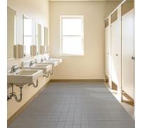 YUHUILI Tapis de Drainage Antidérapant 150 x 110 cm Antidérapant Tapis Creux en Caoutchouc PVC Peut Être Coupé pour Zone Humide, Piscine, Buanderie, Gris