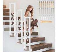 YUJEYHD Main Courante pour Escaliers Intérieurs, Rampe Escalier en Forme de U, Montage latéral Garde Corps Escalier en Métal pour Villas, Balcons, Couloirs, Nordique Moderne(Size:100cm,Color:Blanc)