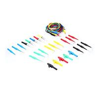 YUKERMARB Câble de Test de Connecteur Banane, Kit de Câbles de Test en Laiton et PA avec 5 Lignes, 5 Sondes, Pinces, 15 Sondes Arrière pour Diagnostic Automatique, Laboratoire, école, Maison,