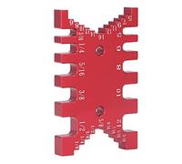 YUKERMARB Gabarit à Queue D'aronde, Calibre de Tenon, échelle Métrique | Aluminium usiné, Échelles Métriques et en Pouces, Joints à Mortaise Répétables, Utilisation de Fraise, Outil de Travail du