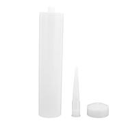 YUKERMARB Kit de Tube de Calfeutrage Tube de Mastic de Calfeutrage PC 5 Ensembles 300ml Conception de Bouchon de Buse Coupable pour le Remplissage de Joints de Construction et les Bords Difficiles à