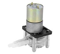 YUKERMARB Pompe Péristaltique Auto-amorçante 12V 24V 0-400 Ml/min Moteur | Pompe Doseuse, Tube en Silicone Transparent, Boîtier PC, Vis en Acier Inoxydable, Systèmes de Rondelles, équipement 12 V CC
