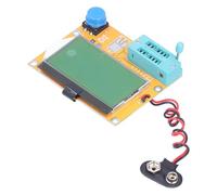 YUKERMARB Testeur de Transistor, Testeur de Composants de Compteur de capacité LCD PCB avec écran rétroéclairé, Détection Automatique des Broches, Teste 25pF à 100000uF et 0,01mH à 20H pour la
