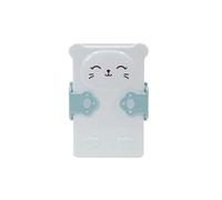 Yuko B - Bento Lunch Box Chat Menthe - Boîte à Goûter pour Enfant et Adulte - Boîte à Dejeuner - Lunchbox Hermétique & sans BPA - Convient pour Micro-onde & Lave-vaisselle, Rose