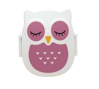 YUKO B - Bento Lunch Box Chouette Rose - Boîte à Goûter pour Enfant et Adulte - Boîte à Dejeuner - Lunchbox Hermétique & sans BPA - Convient pour Micro-onde & Lave-vaisselle