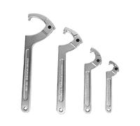 YUKOFE Jeu d'outils de oupille réglable finition chromée acier allié à forte résistance universel pour colliers roulements composants de machines-outils 4 pièces