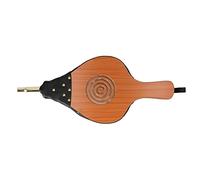 YUKOFE Soufflet de cheminée à Bois, Grand souffleur d'air en Bois avec buse en Fonte et Sangle de Suspension pour Camping en Plein air, Barbecue, cheminée, démarrage en Bois Massif et