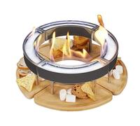 Yulokdwi Brasero De Table pour Utilisation en Intérieur - Ensemble De 4 Brûleurs De Poêle | Réchaud De Camping | pour Plage Jardin Arrière-Cour Patio Balcon Pique-Nique Dîner Rassemblement Fête