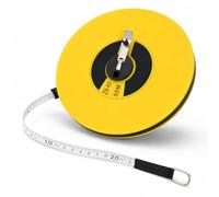 YUMILI Mètre Ruban 50 m en Fibre de Verre, Décamètre Longue Distance | Ruban Flexible Pour Mesurer Terrains, Jardins, Chantiers Et Grandes Distances, Avec BoîTier Fermé Pratique à Transporter