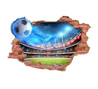 YunBey Stickers Muraux Football 3D 50x70 cm