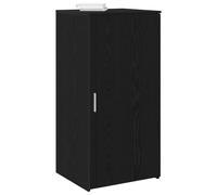 YunCangg Armoire de rangement noire en bois 50 x 45 x 103,5 cm avec étagère et porte, buffet multifonction pour bureau, salon, couloir, cuisine, espace de rangement et ordre