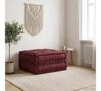 YunCangg Canapé modulaire marron châtaignier 70 x 70 x 36 cm tissu coton rembourré doux ergonomique polyvalent pour salon, jardin, balcon, terrasse, intérieur et extérieur