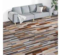 YunCangg Lot de 18 planches de sol autocollantes en PVC multicolores - 5,26 m² - Pour salon, cuisine, salle de bain, couloir, escalier - Pose facile et design moderne