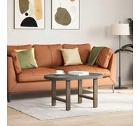 YunCangg Lot de 2 pieds de table basse carrés en acier naturel revêtu par pulvérisation - 50 x 42-43 cm - Avec pieds de nivellement réglables - Pour cadre de table stable dans le salon et le bureau