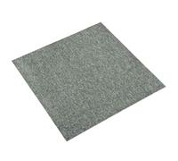 YunCangg Lot de 20 dalles de sol - Vert - 50 x 50 cm - 100 % polypropylène - Revêtement de sol modulaire antidérapant et lavable - Pour salon, chambre à coucher, couloir, cuisine - Surface facile