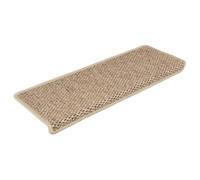 YunCangg Lot de 30 tapis d'escalier autocollants, aspect sisal, 65 x 21 x 4 cm, pour escaliers intérieurs et réversibles, antidérapants, insonorisants, lavables, protection contre les rayures, adaptés