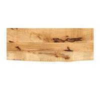 YunCangg Plateau de table 70 x 30 x 3,8 cm - Bord d'arbre en bois massif brut de manguier - Plateau de rechange pour table basse - Meuble d'appartement - Bois naturel unique