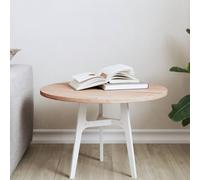 YunCangg Plateau de table rond - Diamètre : 50 x 1,5 cm - En bois de hêtre massif non traité - Plaque de rechange pour salon, table de bar, meuble d'appartement, table à café et table centrale