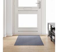 YunCangg Tapis de couloir en tissu gris clair 100 x 300 cm dessous antidérapant lavable à poils courts polyvalent pour couloir, salon, chambre à coucher et entrée Revêtement de sol moderne avec