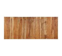 YunCangg Tête de lit 200 cm en bois d'acacia massif avec dossier, montage mural pour chambre à coucher, style industriel, peu encombrant et durable, convient pour lit double et lit à sommier tapissier