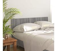 YunCangg Tête de lit gris sonoma 160 x 1,5 x 80 cm en bois autoportante à clipser comme dossier et tête de lit pour chambre à coucher et chambre d'amis, compatible avec lit double et simple