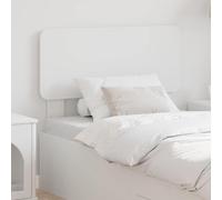 YunCangg Tête de lit moderne en bois blanc, 102 x 90 cm, pour chambre à coucher, chambre d'amis, avec dossier et rembourrage comme coussin mural pour lit double, lit simple et lit à sommier tapissier